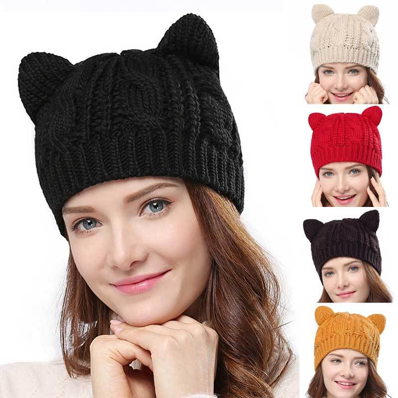 FreestyleCrown Cat Ear Knit Beanie