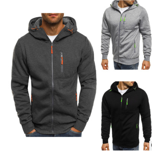 FreestyleCrown Mens Cotton Hoodie Jacket