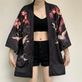 FreestyleCrown Unisex Japanese Ukiyoe Print Kimono