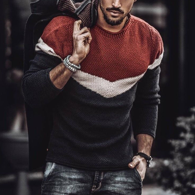 FreestyleCrown Mens Fashion Knit Sweater