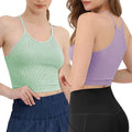 FreestyleCrown Women's Khaki Crop Top 3-Pack
