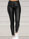 FreestyleCrown Women's Black Leather Pants