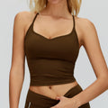 FreestyleCrown Women's Chocolate Brown Tank Top