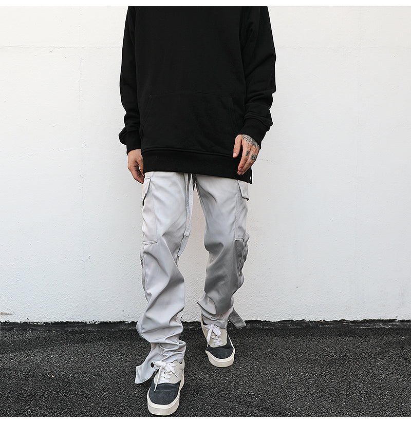 FreestyleCrown Men's Grey Cargo Pants