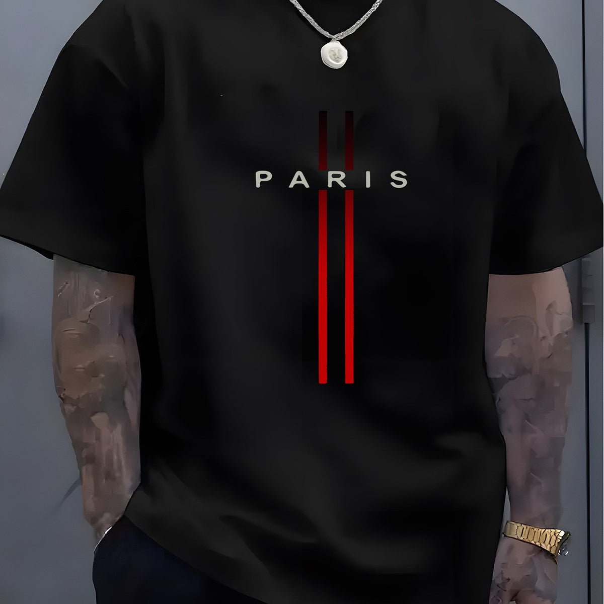 FreestyleCrown Mens Letter Print Tee