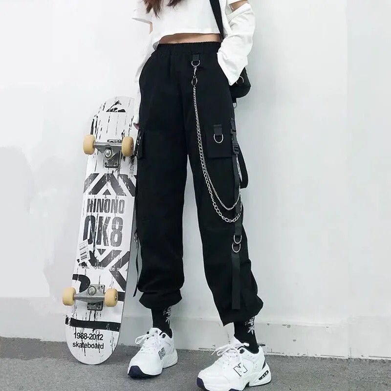 FreestyleCrown Womens Cargo Harem Jogger Pants