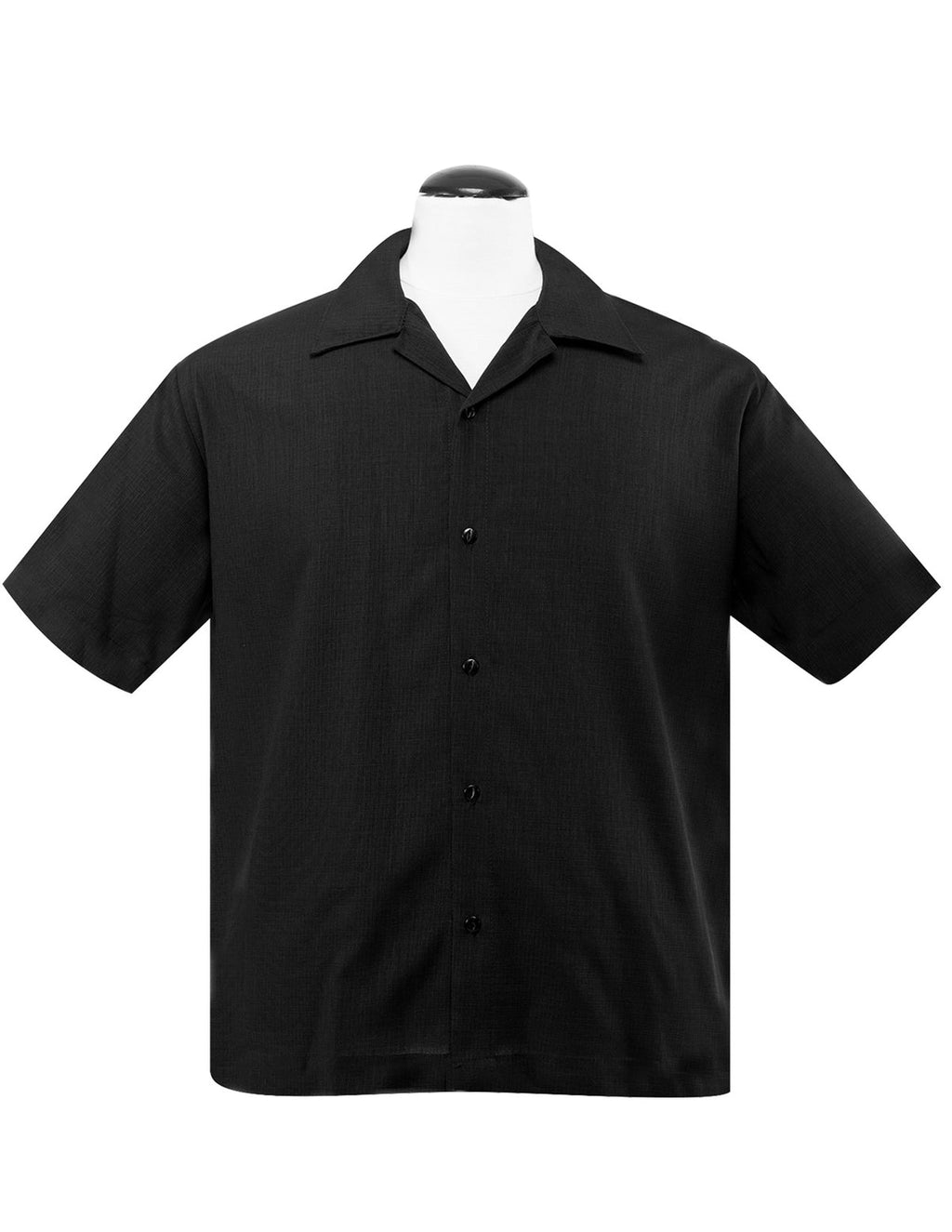 FreestyleCrown Men's Black Bowling Shirt