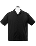 FreestyleCrown Men's Black Bowling Shirt