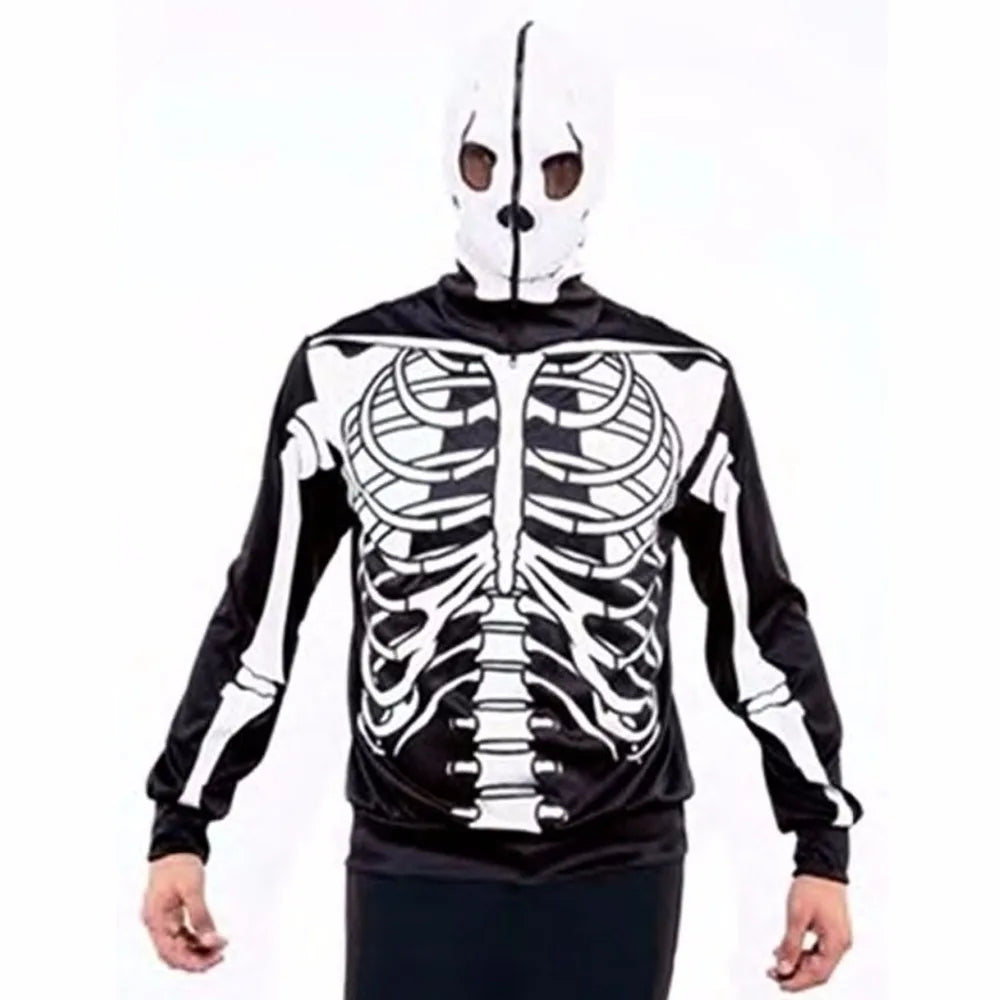 FreestyleCrown 3D Skull Halloween Hoodie