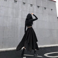 FreestyleCrown Dark Irregular High Waist Skirt