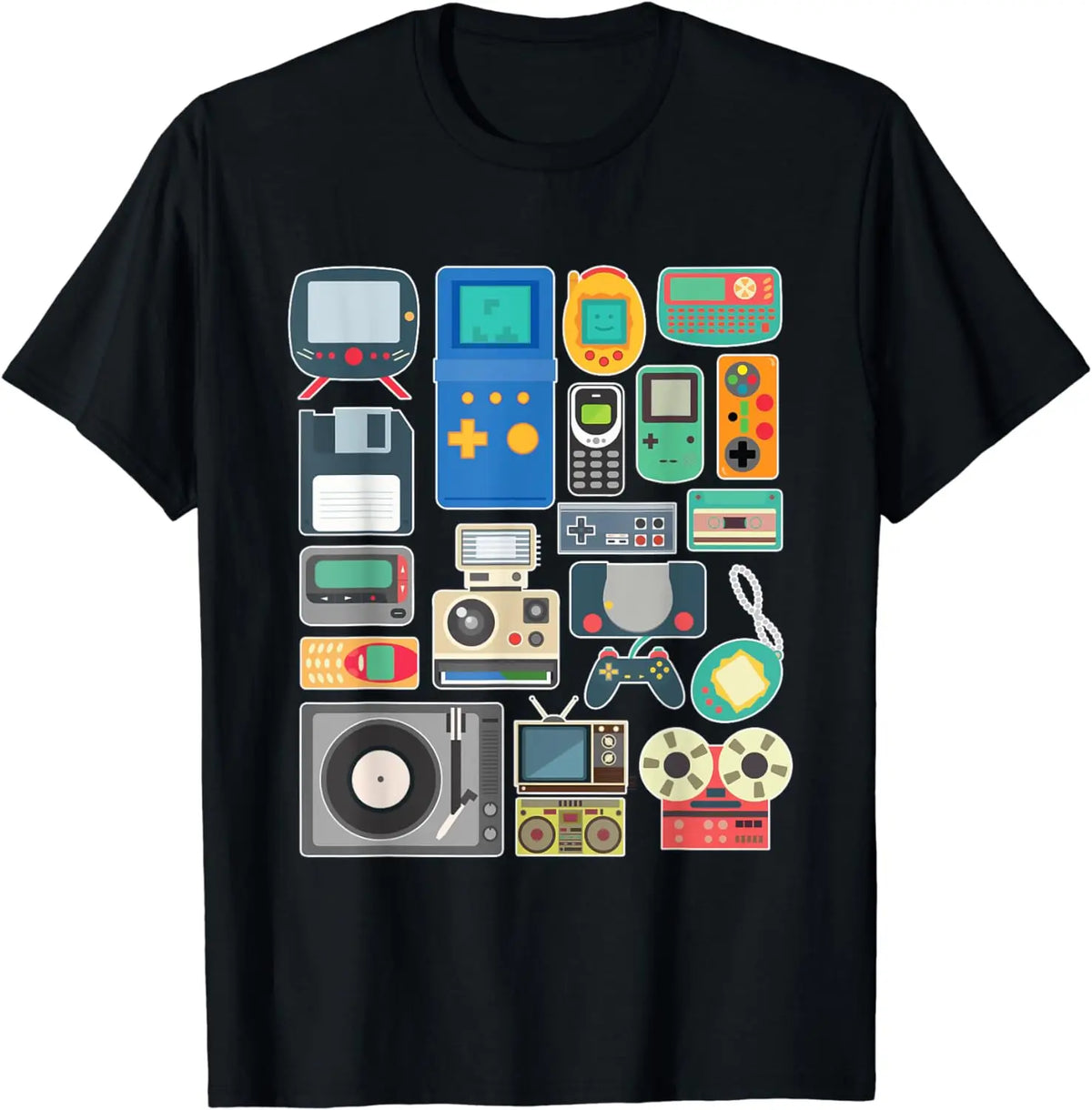 FreestyleCrown Retro Arcade 80s 90s Video Game Tee