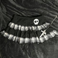 FreestyleCrown Punk Plaid Ruffle Mini Skirt
