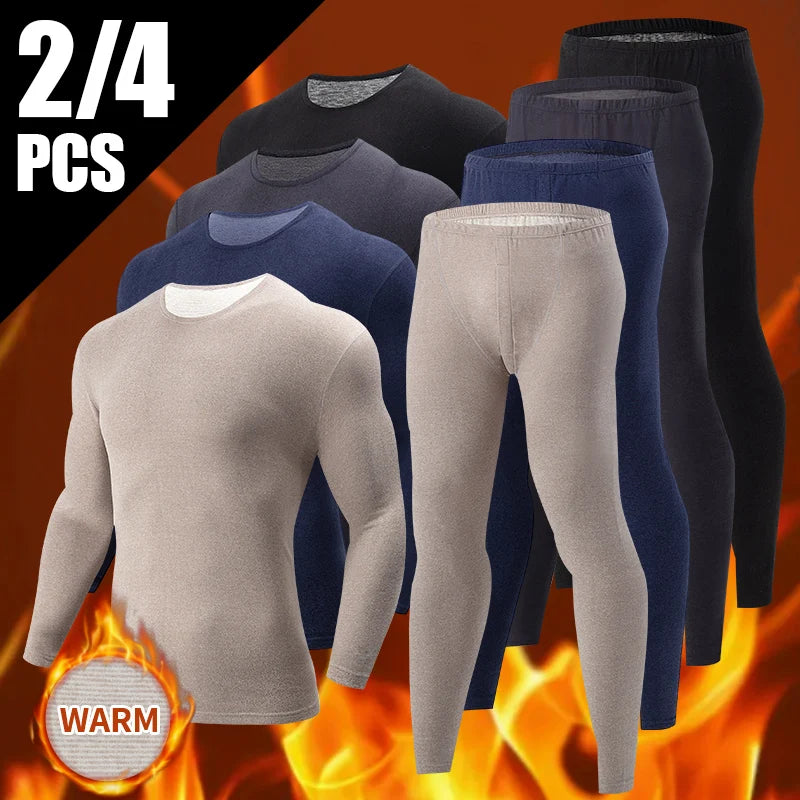 FreestyleCrown Mens Thermal Underwear 2-Pack