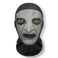 FreestyleCrown Halloween Cosplay Headwear Fashion Hip Hop Hood Hat Headgear 3D Full Face Mask Elastic Mesh Ghost Face Mask for Horror Party
