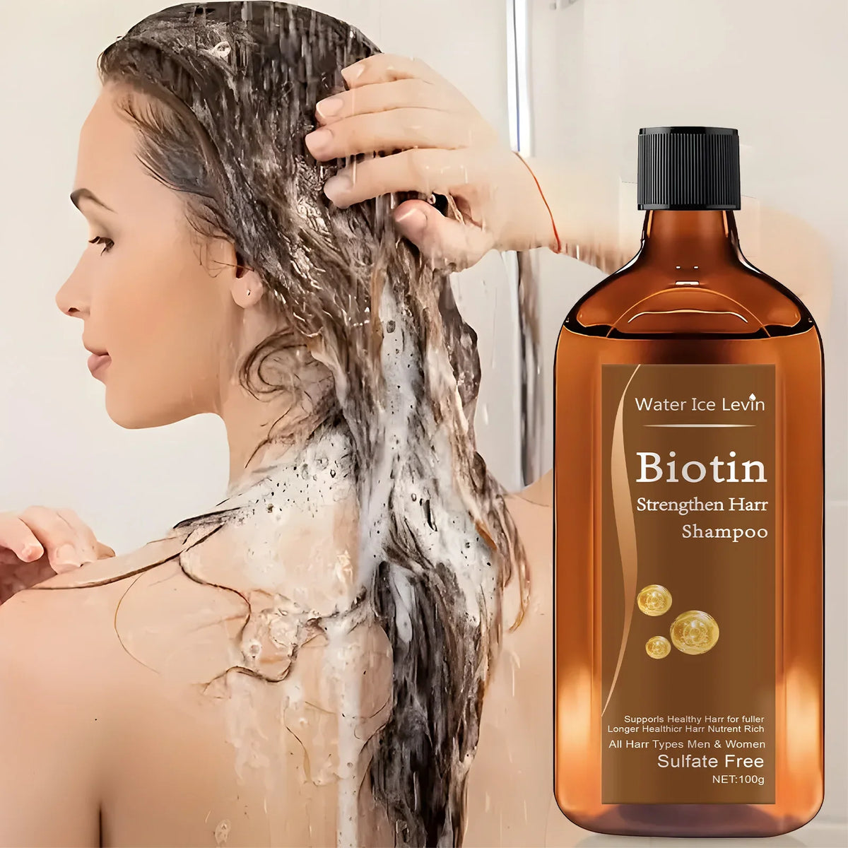 FreestyleCrown Biotin Hair Growth Shampoo Anti-Hair Loss Treatment for Men and Women Rapid Thickening and Re-Oil Beauty Health