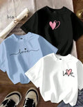 FreestyleCrown Womens 3-Pack Graphic Crop Tees