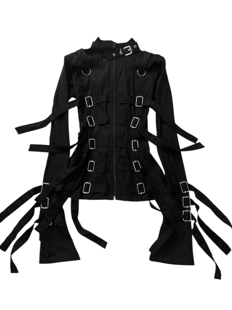 FreestyleCrown Bondage Strap Buckle Jacket
