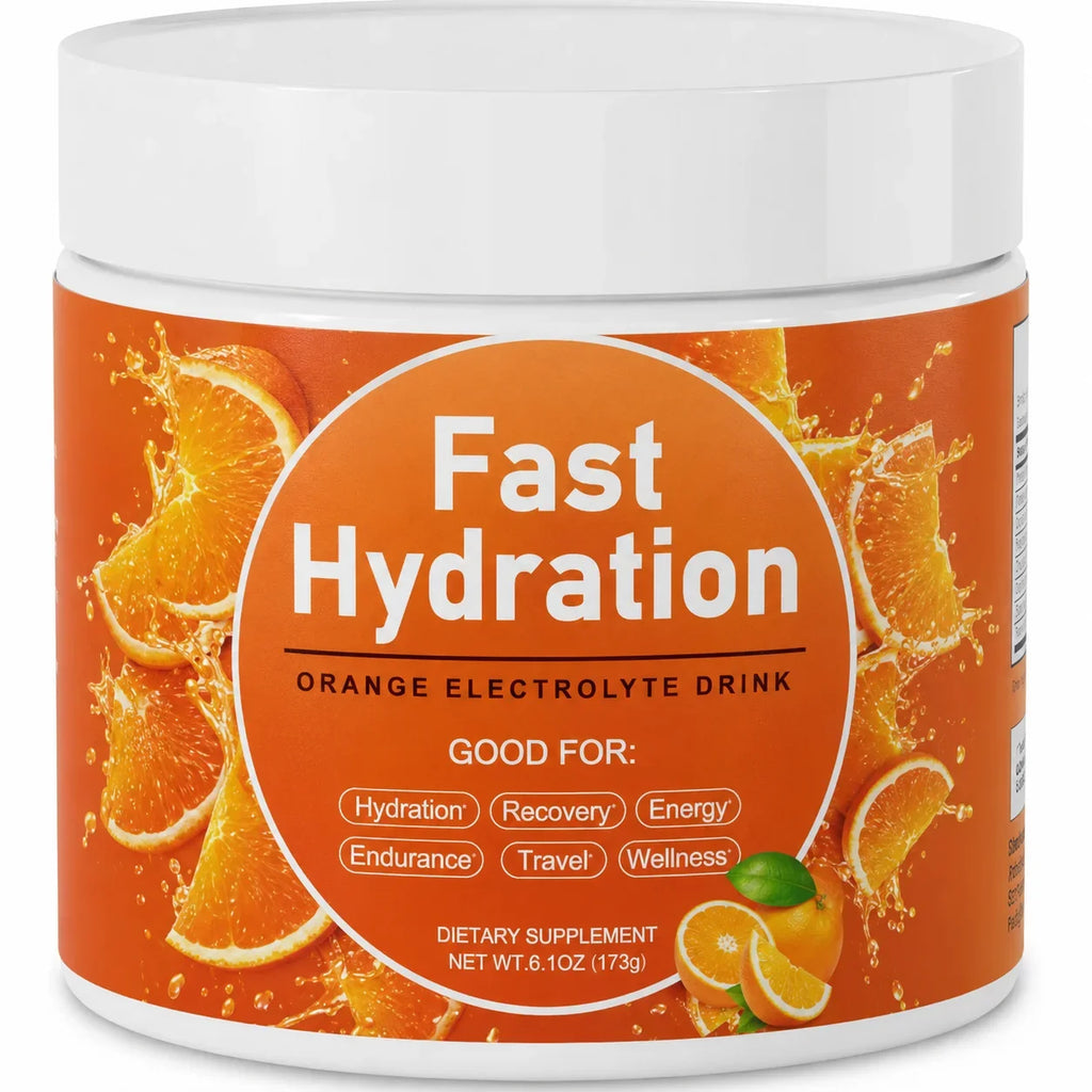 FreestyleCrown Watermelon Electrolyte Drink Powder with Sodium Potassium Magnesium Calcium Vitamin C B12 30 Servings Daily Hydration Support