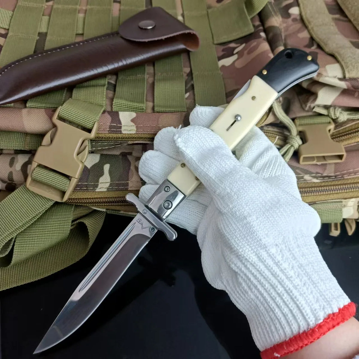 FreestyleCrown Finka Survival Folding Knife