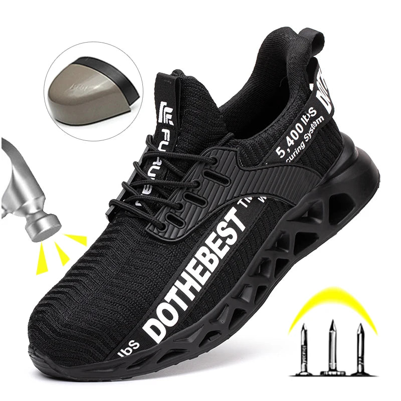 FreestyleCrown Steel Toe Safety Work Boots