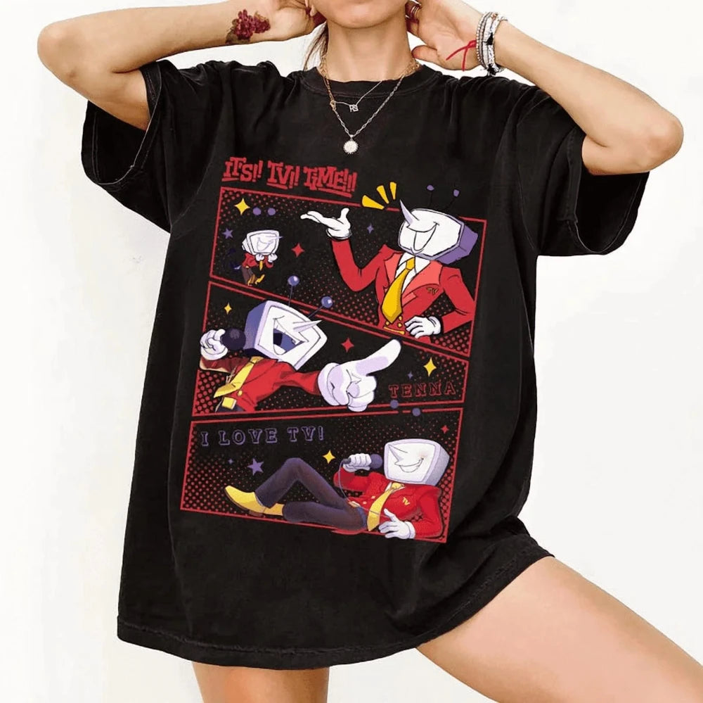 FreestyleCrown Deltarune TV Time Meme Tee