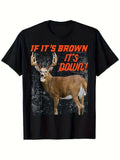 FreestyleCrown Deer Hunting Buck Graphic Tee
