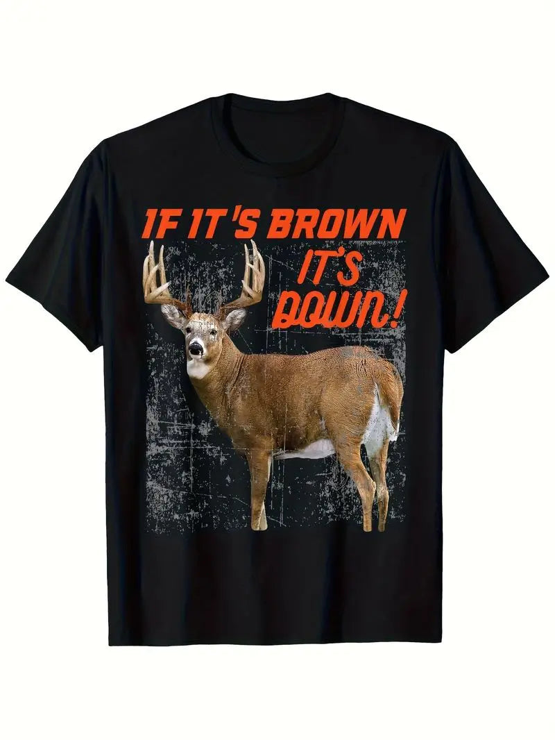 FreestyleCrown Deer Hunting Buck Graphic Tee
