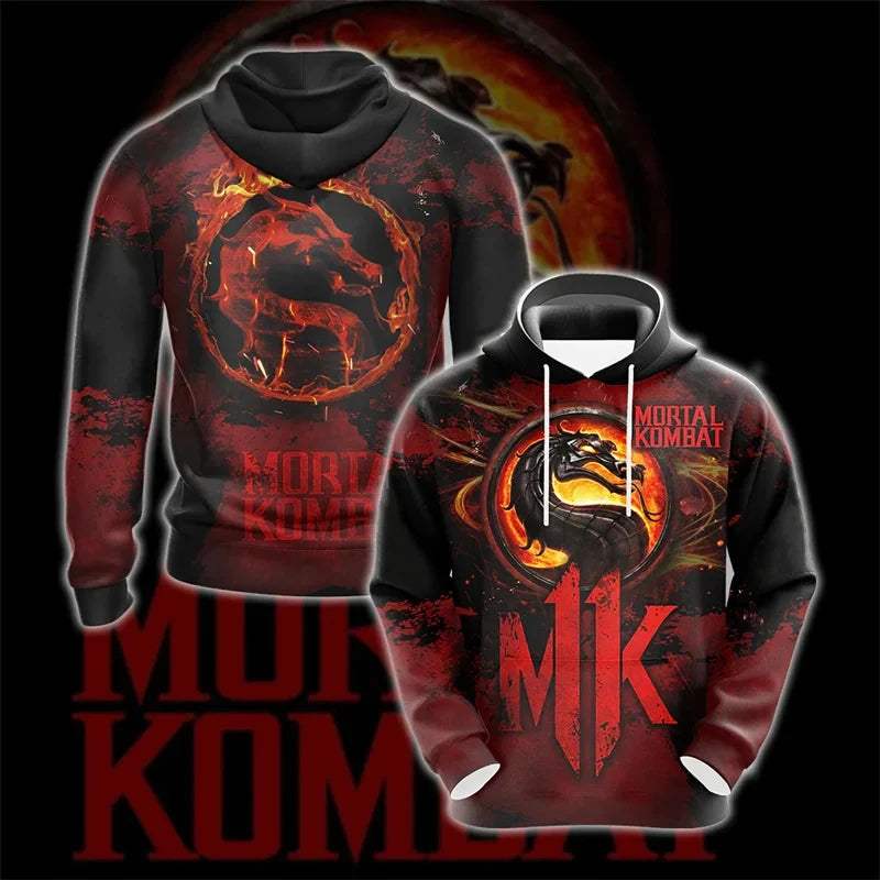 FreestyleCrown Mortal Kombat 3D Print Hoodie