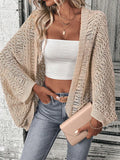 FreestyleCrown Womens Boho Crochet Kimono Jacket