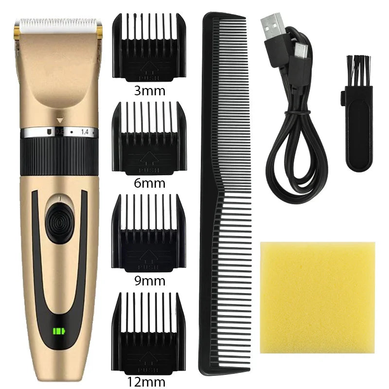 FreestyleCrown Electric Hair Trimmer Shaver Home Trimmers For Men Hair Clipper Professional Rechargeable Shavers Barber Hair Cutting Machine
