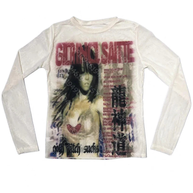 FreestyleCrown Fairycore Grunge Long Sleeve Tee