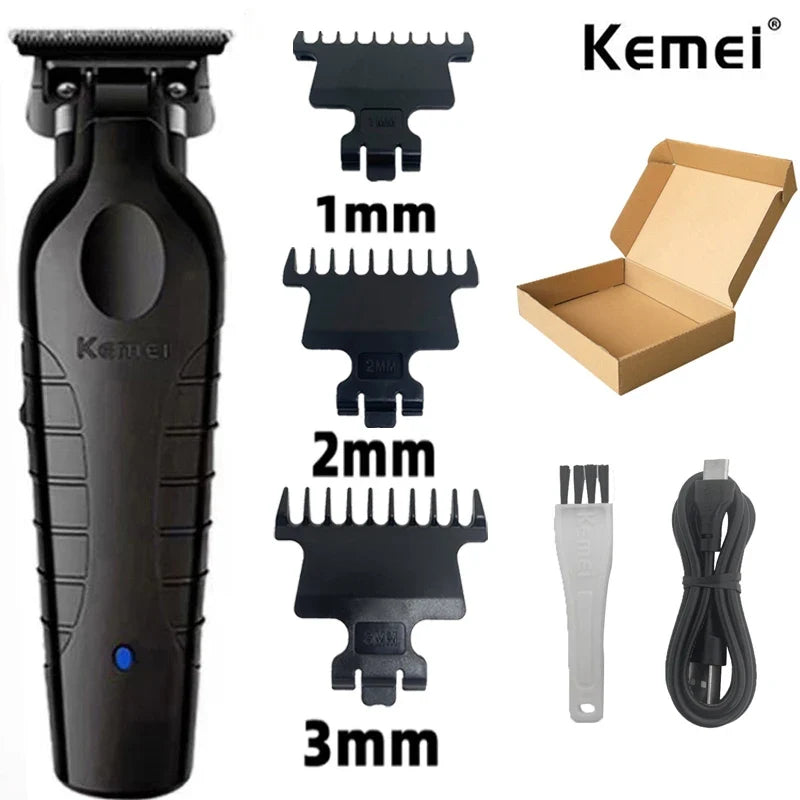 FreestyleCrown Kemei KM-2299 Professional Hair Clipper 1200mAh Electric Hair Clippers USB Rechargeable Hair Trimmers Hair Cutting Machine