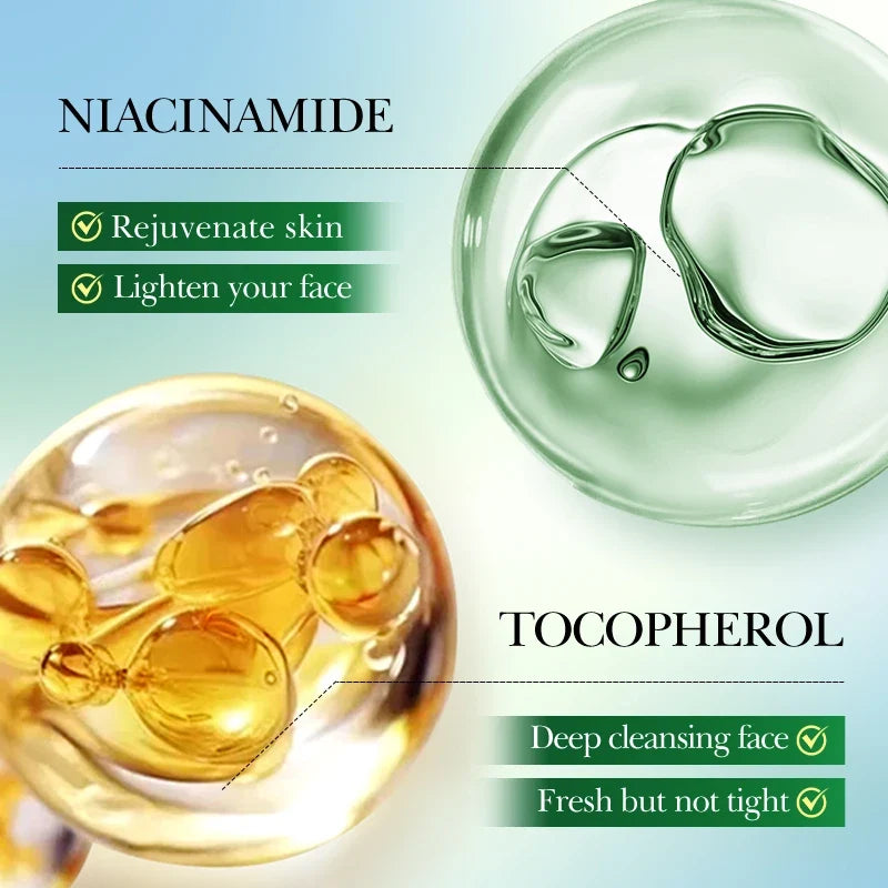 FreestyleCrown Facial Skin Care Set Moisturizing Facial Cleanser Refreshing Facial Cleanser Firming Aloe Vera Face Gel Rejuvenate Skin Lighten