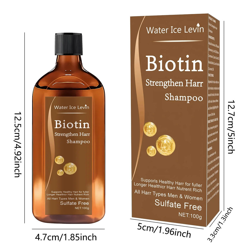 FreestyleCrown Biotin Hair Growth Shampoo Anti-Hair Loss Treatment for Men and Women Rapid Thickening and Re-Oil Beauty Health