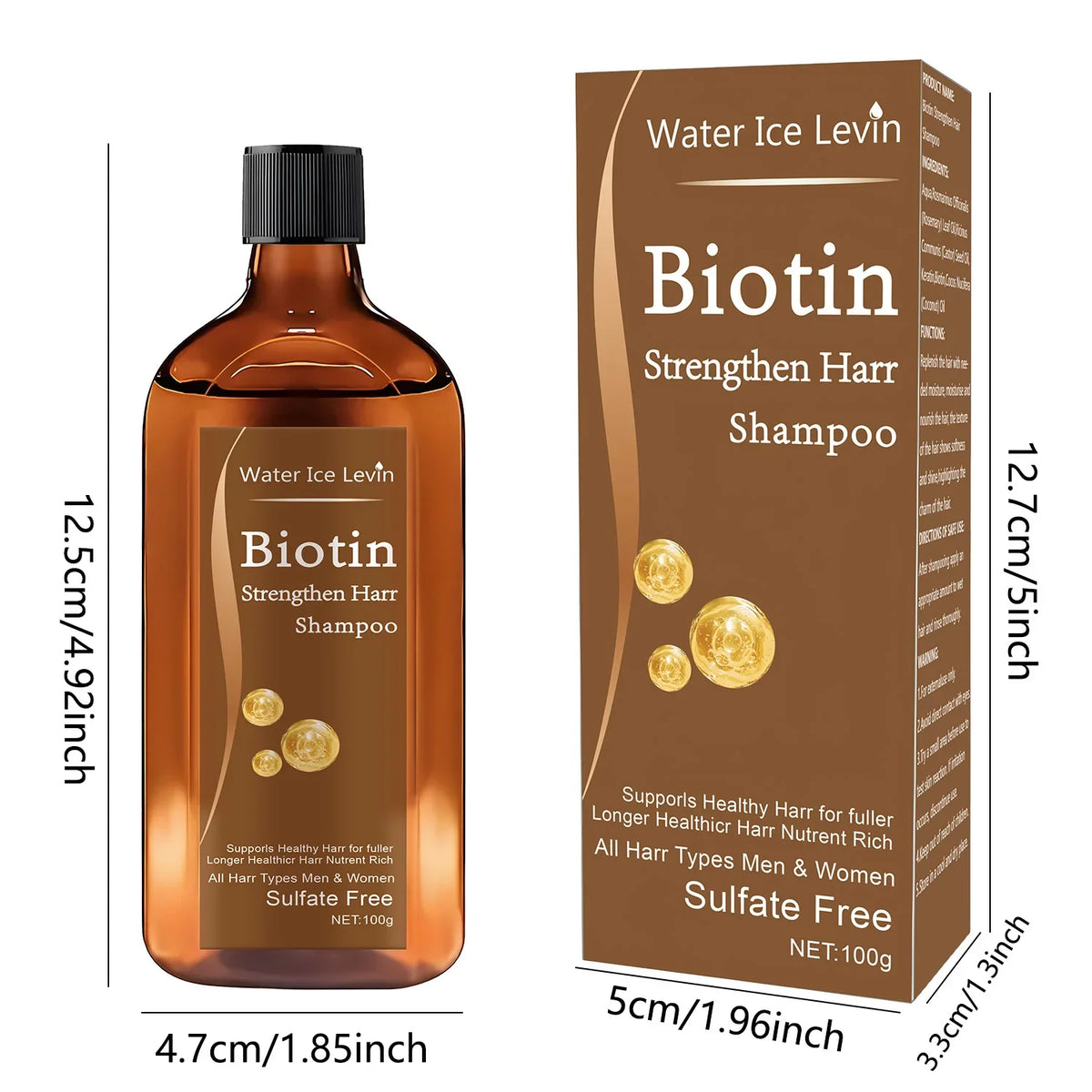 FreestyleCrown Biotin Hair Growth Shampoo Anti-Hair Loss Treatment for Men and Women Rapid Thickening and Re-Oil Beauty Health