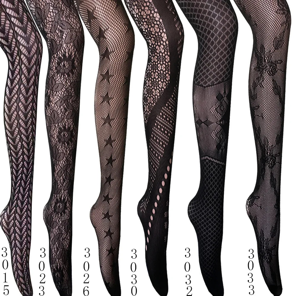 FreestyleCrown Spider Lace Fishnet Tights