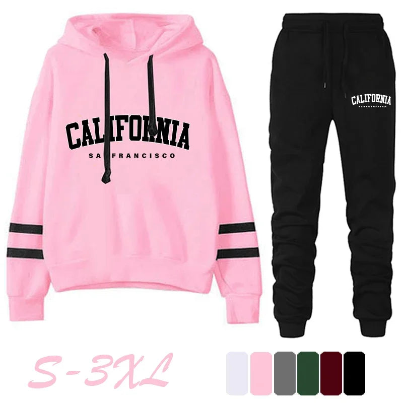 FreestyleCrown Womens California Tracksuit Set