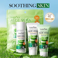 FreestyleCrown Facial Skin Care Set Moisturizing Facial Cleanser Refreshing Facial Cleanser Firming Aloe Vera Face Gel Rejuvenate Skin Lighten