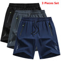 FreestyleCrown Mens 3-Pack Running Gym Shorts