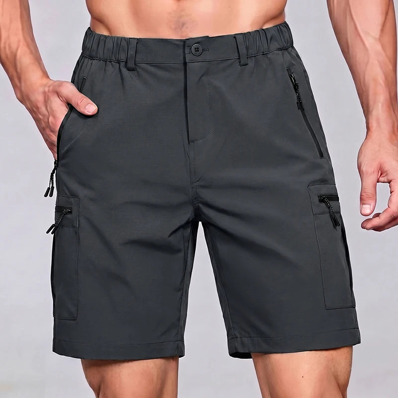 FreestyleCrown Men's Grey Cargo Shorts