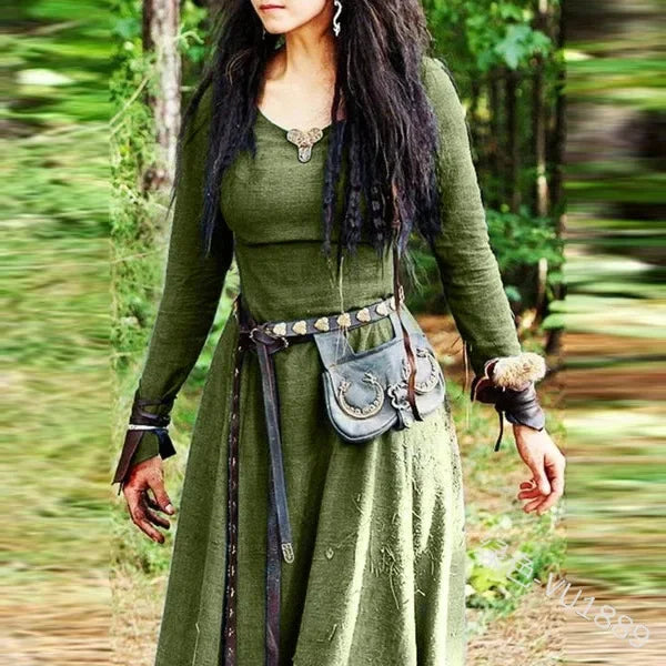 FreestyleCrown Medieval Fairy Elven Maxi Dress
