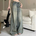 FreestyleCrown Womens Y2K Loose Straight Jeans