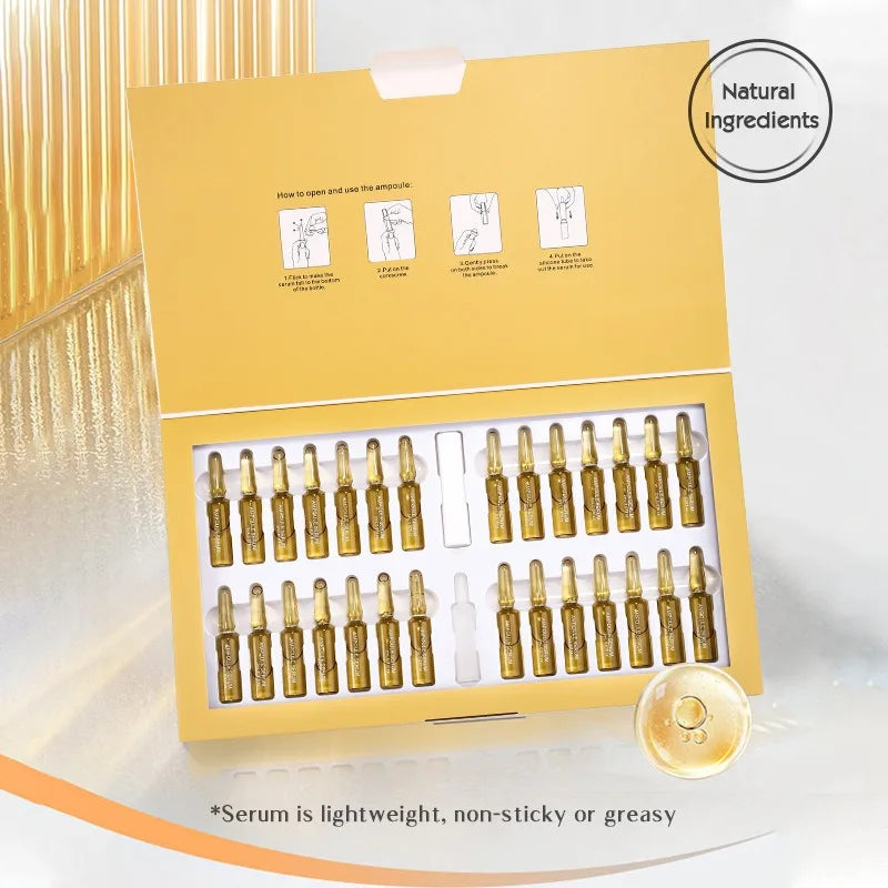 FreestyleCrown 20% Vitamin C Ampoule Serum Set  Moisturising Whitening Wrinkle Reducing Anti-Ageing Serum Face Beauty Skin Care