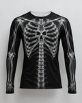 FreestyleCrown Skeleton Bone 3D Long Sleeve Tee