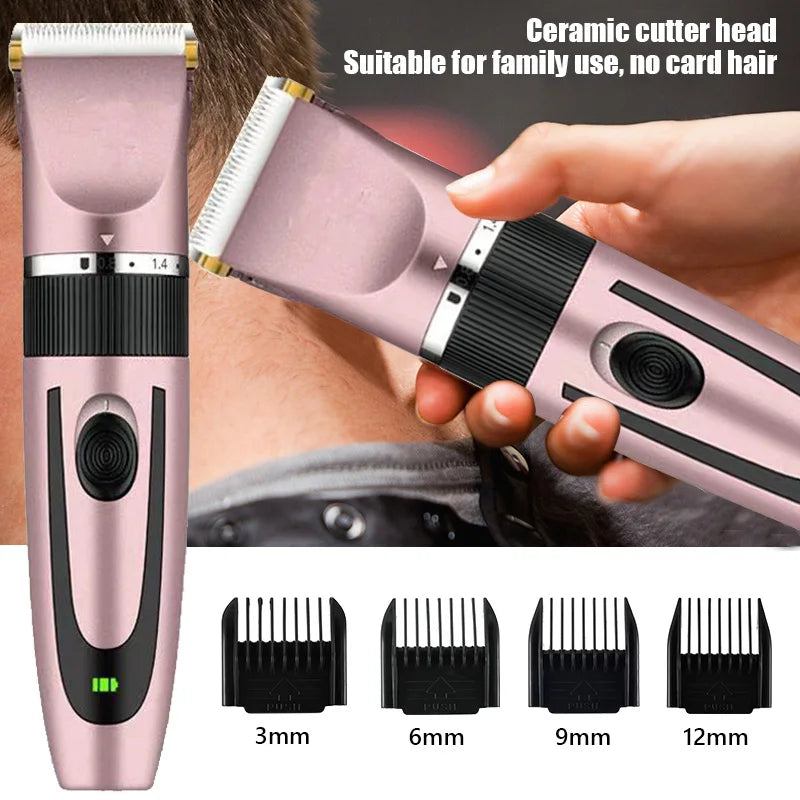 FreestyleCrown Electric Hair Trimmer Shaver Home Trimmers For Men Hair Clipper Professional Rechargeable Shavers Barber Hair Cutting Machine