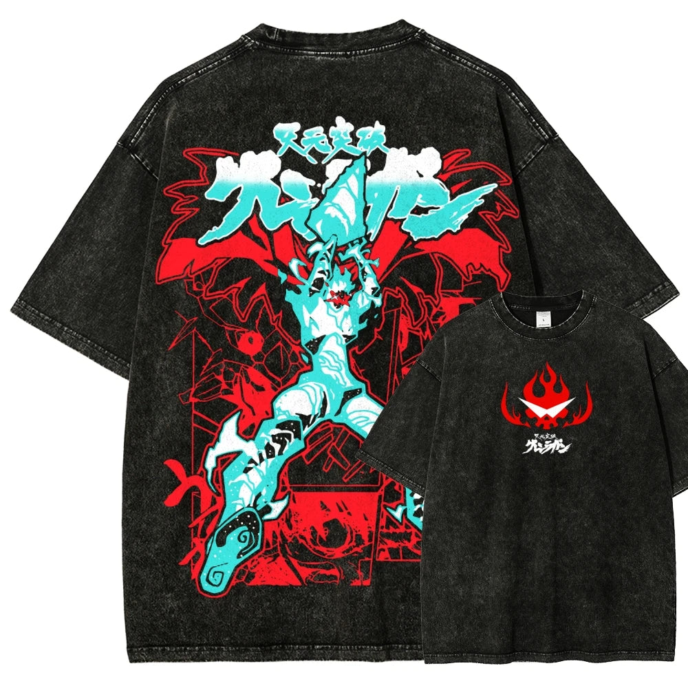 FreestyleCrown Gurren Lagann Spiral Power Anime Tee