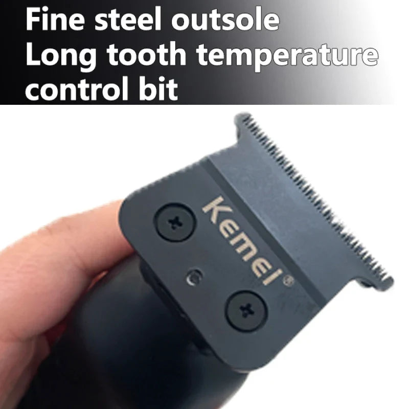FreestyleCrown Kemei KM-2299 Professional Hair Clipper 1200mAh Electric Hair Clippers USB Rechargeable Hair Trimmers Hair Cutting Machine