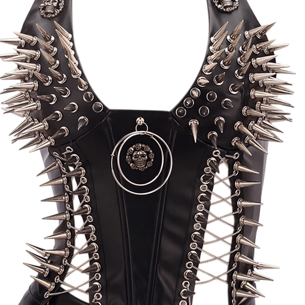 FreestyleCrown Gothic Spiked Tank Top
