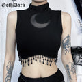 FreestyleCrown Cyber Turtleneck Chain Crop Top