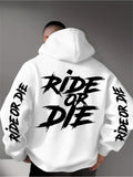 FreestyleCrown Ride Or Die Biker Hoodie
